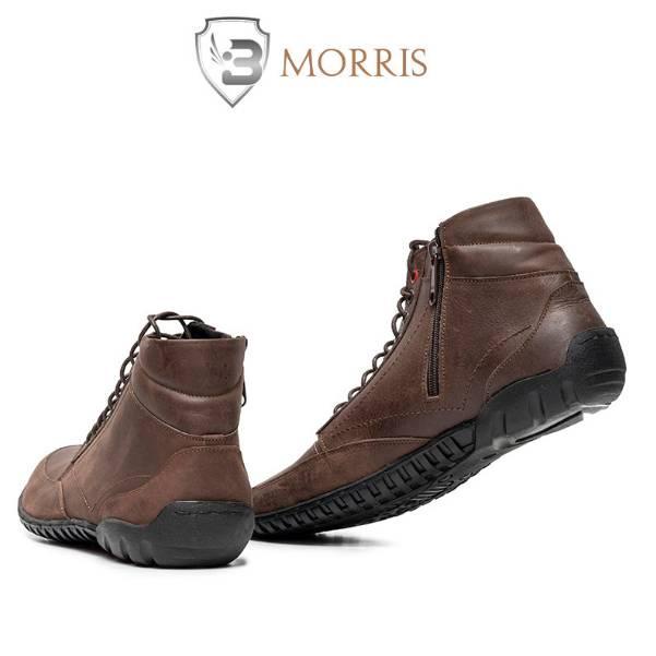 (seha -238) Sepatu kulit BAROK ID MODEL ZIPPER MORRIS 955BHHS