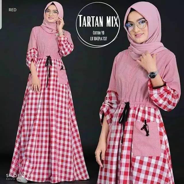 Gamis Tartan Mix