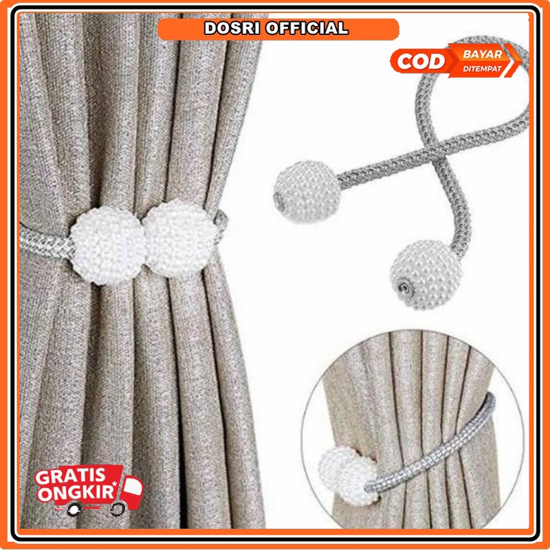 [BISA COD] TALI MAGNET PENGIKAT TIRAI GORDEN / MAGNETIC CURTAIN TIE ROPE