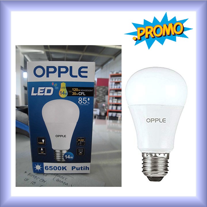 Bohlam Lampu Led Bulb OPPLE 14 watt Lampu Led Murah Lampu Hemat Energi