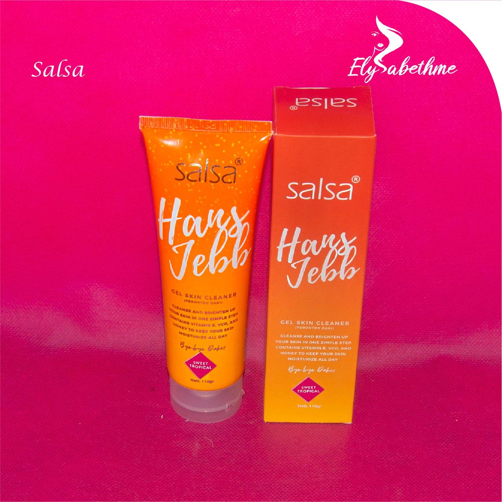 ✿ELYSABETHME✿ SᗩᒪSᗩ SALSA HANS jebb peeling gel scrub penghilang daki peeling badan wajah