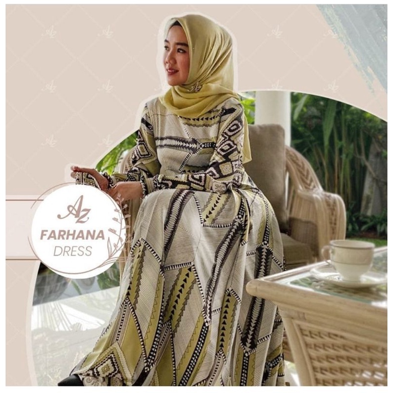 gamis/DRESS FARHANA motif by ARNIZ