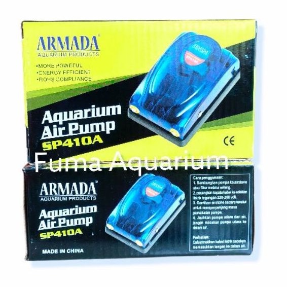 Pompa gelembung Aerator Airpump 2 lubang ARMADA SP-350A/410A