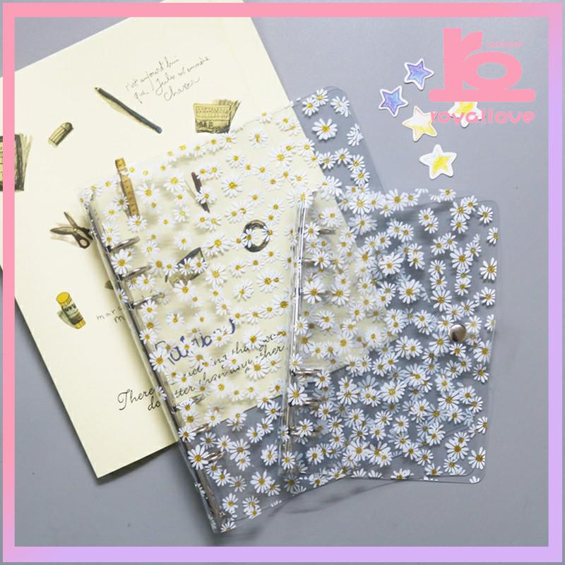 

COD✨Daisy Soft Shell PVC Buku Akun Tangan Transparan Binder A5/A6 Notebook-love