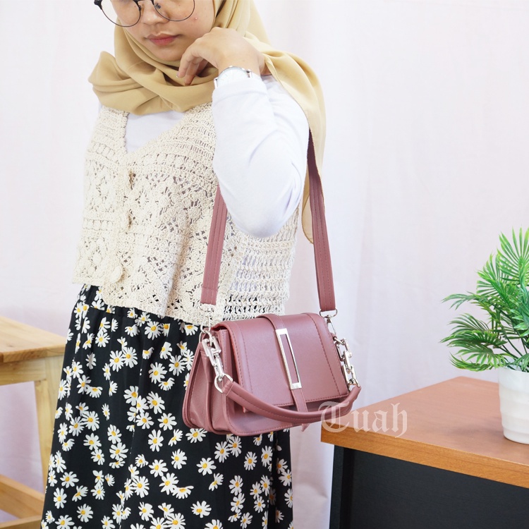 TUAH SLIMBAGS | SL Pemium High quality Nagita Kotak 2 Tali MX 14 / Tas Wanita Terbaru Kekinian Viral/ Tas Jinjing Wanita Elegan / Tas Wanita Luxury / Tas Selempang wanita