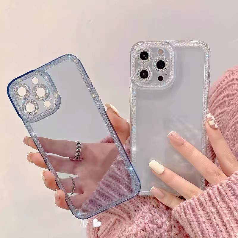 Soft Case Pelindung Lensa Kamera Bahan TPU Bening Tahan Banting Untuk IPhone 14 Pro Max 13 7Plus 8Plus 11 X XS 12 13 Pro Max