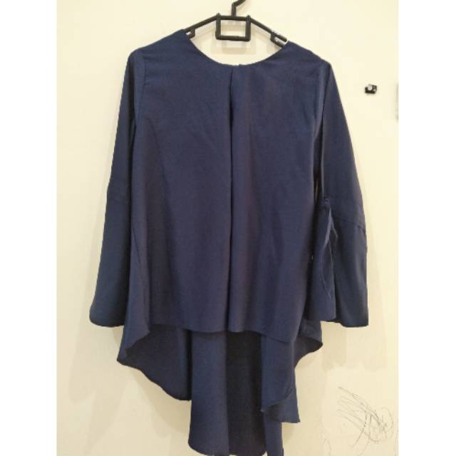 Preloved blouse navy