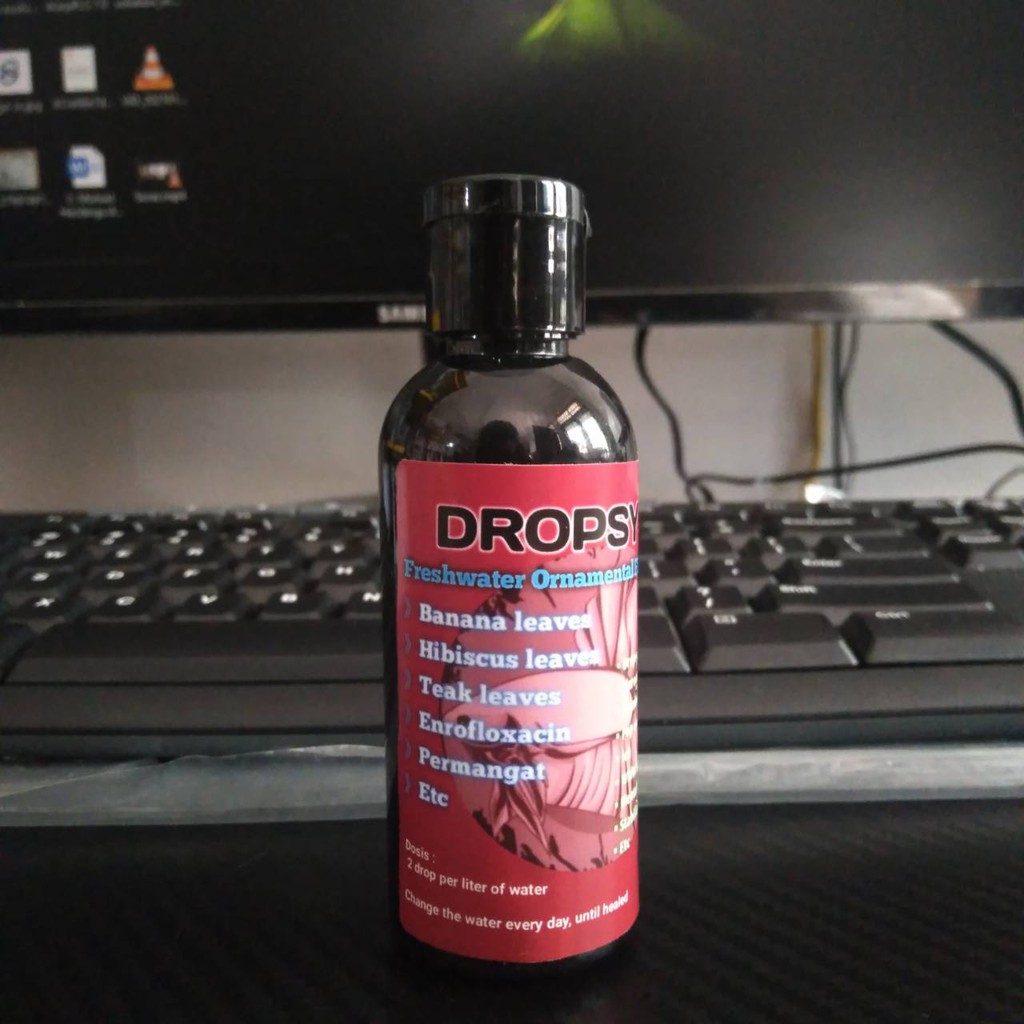 DROPSY OBAT IKAN 50 ML| MENGATASI PENYAKIT DROPSI IKAN