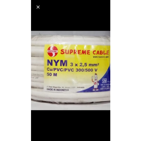 KABEL NYM 3X 2,5 SUPREME 50 M