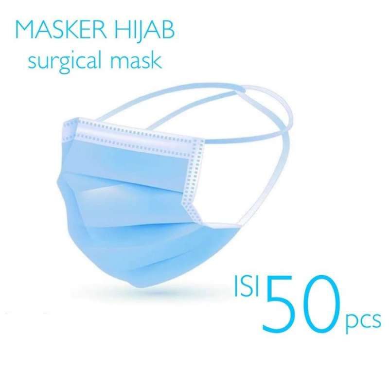 masker headloop 3ply masker hijab 3ply