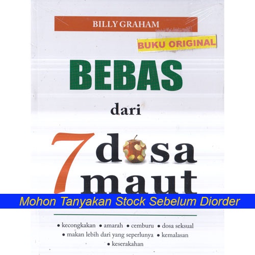 Bebas dari 7 Dosa Maut Oleh Billy Graham - Buku Kristen Original