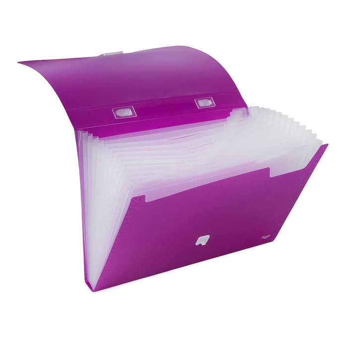 

Bantex Expanding File With handle Folio Lilac ref. 3603 21