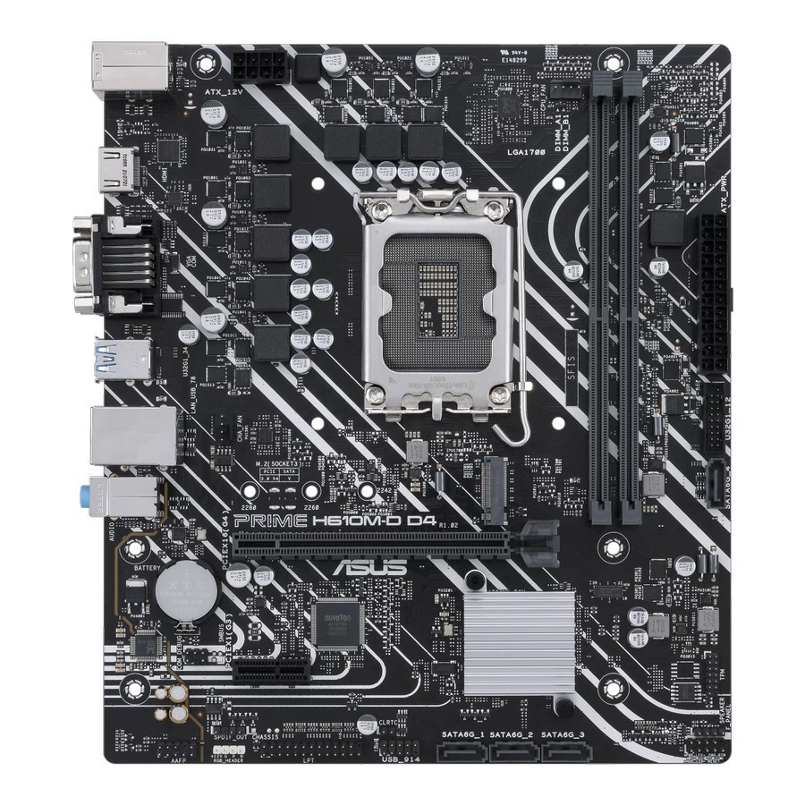 ASUS PRIME H610M-D D4-CSM | Intel H610 LGA 1700 DDR4 Micro ATX