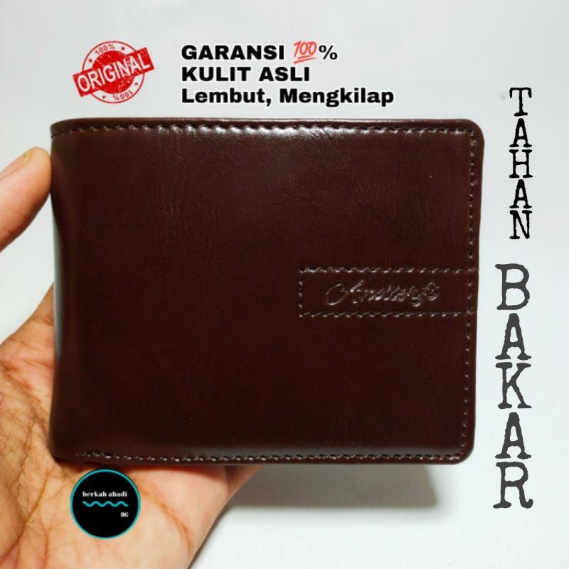 PROMO COD DOMPET PRIA KULIT ASL 100% ORIGINAL/ DOMPET KULIT LEMBUT ASLI GARUT/  Dompet wallet kulit pria Dompet Fashion daily