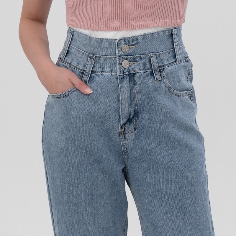 VIERLIN - Jeans 8622 - HW BOYFRIEND JEANS IMPORT