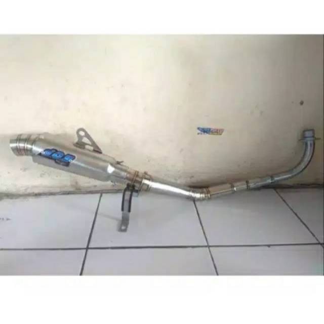 Knalpot dos racing kolong roadrace for all bebek