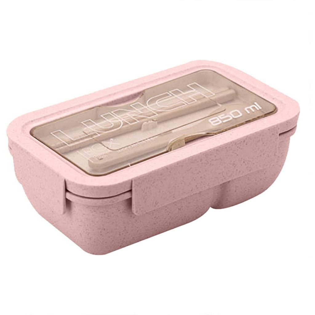 LUNCHBOX SEKAT 2 / 3 WHEAT STRAW / KOTAK BEKAL MAKAN LUNCH BOX BAHAN SERAT GANDUM 218 1227 227