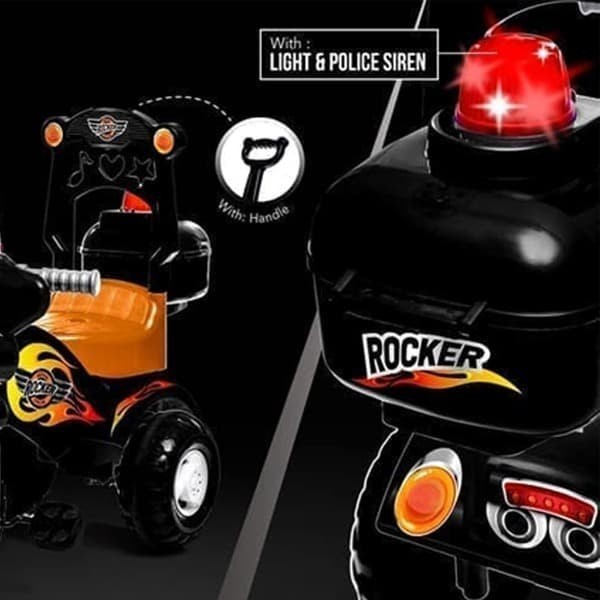 Mainan Maenan Motor Motoran Dorong Anak Tiga Roda Tricyle Rocker 673 - SHP Toys