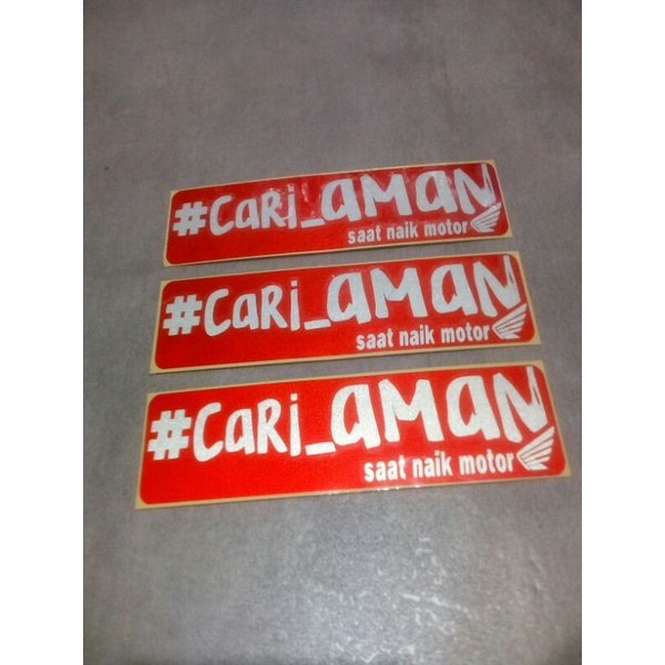 

STICKER CARI AMAN CUTING