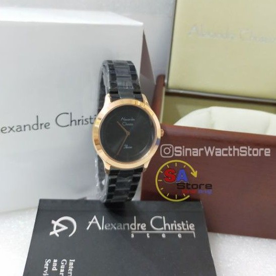 Alexandre Christie 2834LH Stainless Steels Water Resistant Garansi resmi 1 tahun / AC VX50 2834 LH