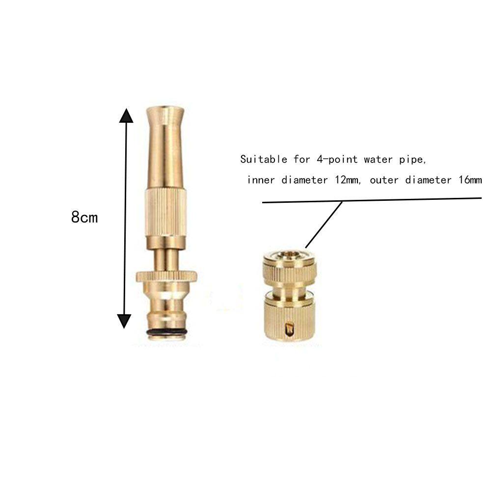 Solighter Hose Nozzle Cuci Mobil Rumput Penyiraman Selang Taman Sprinkler Aksesoris Spray Nozzle Berkebun Irigasi Langsung Injeksi