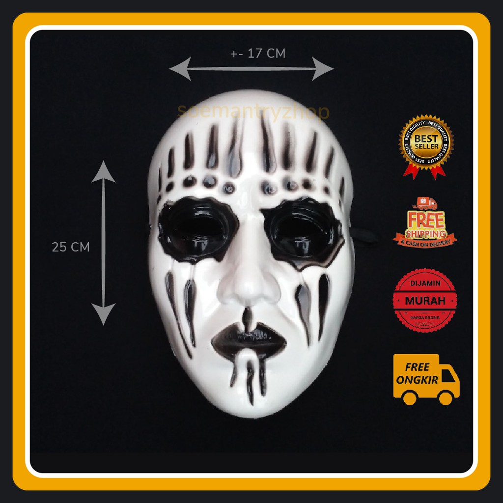 Topeng Slipknot Taylor mainan anak murah termurah bali topeng bali murah topeng joker anonymous ORI