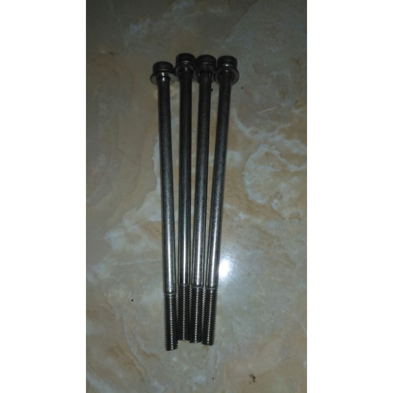 baut L stenlis m6x130