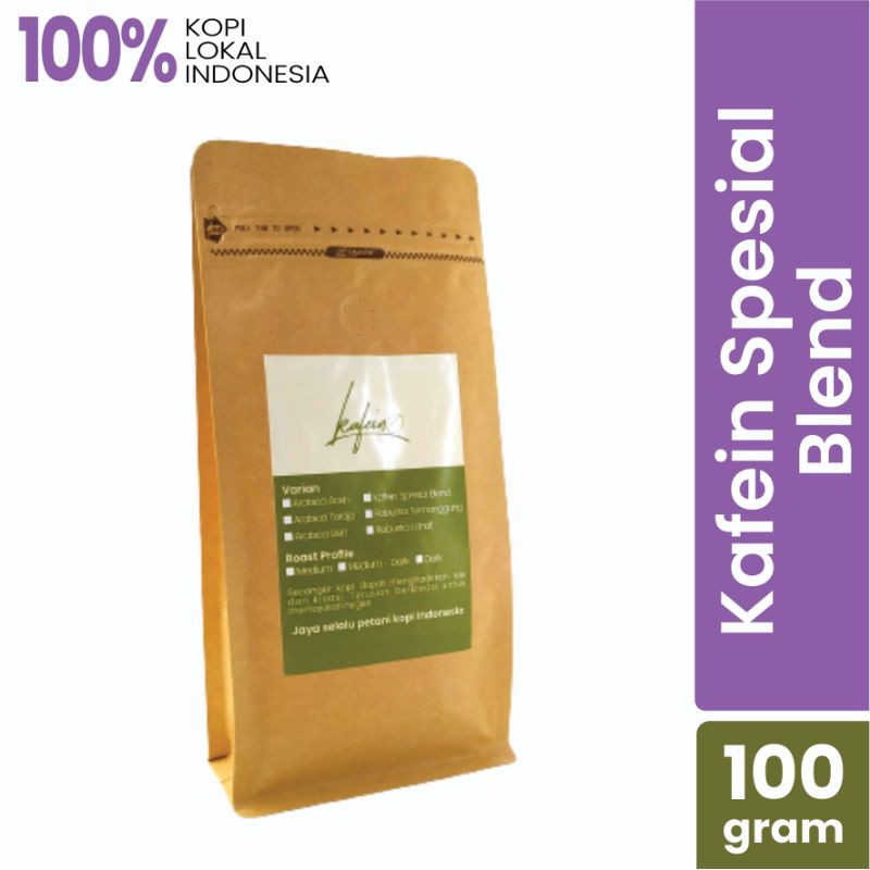 

KAFEIN KOPI INDONESIA - Arabica Special Blend 100 gram - promo harga murah