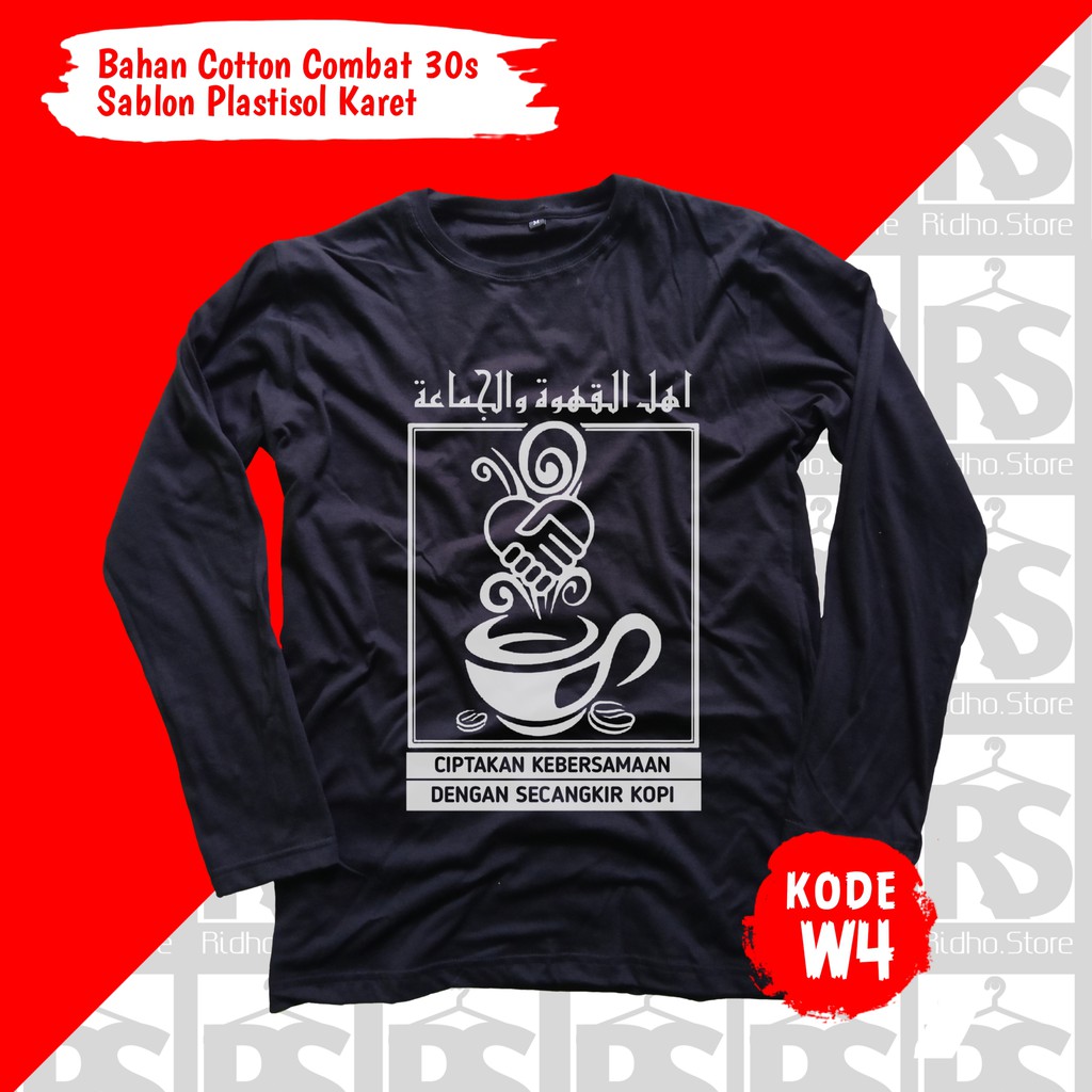 KAOS SANTRI // KAOS SANTRI SALAFI // KAOS DAKWAH // KAOS MUSLIM // KAOS DISTRO //  KODE W-W4 panjang