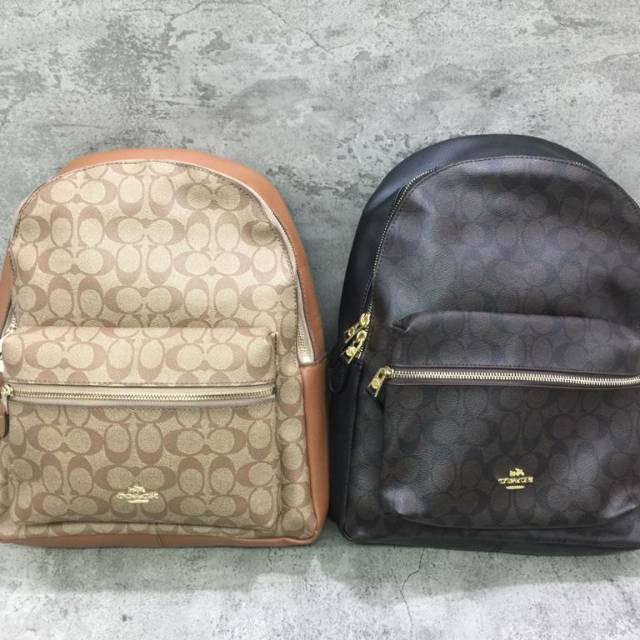 COACH Charlie Backpack Big In Signature