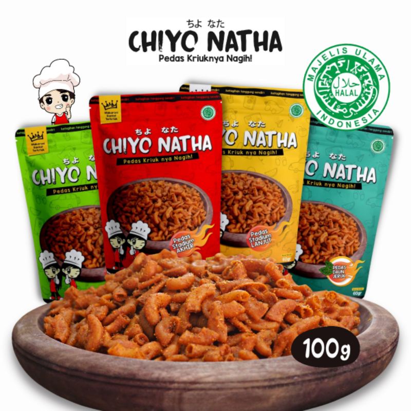 

Makaroni Chiyo Natha 100 gram Snack Cemilan Pedas Kriuk