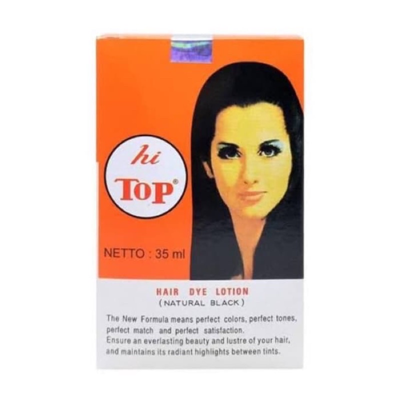 Hi Top Semir Rambut Hitam 35 ml