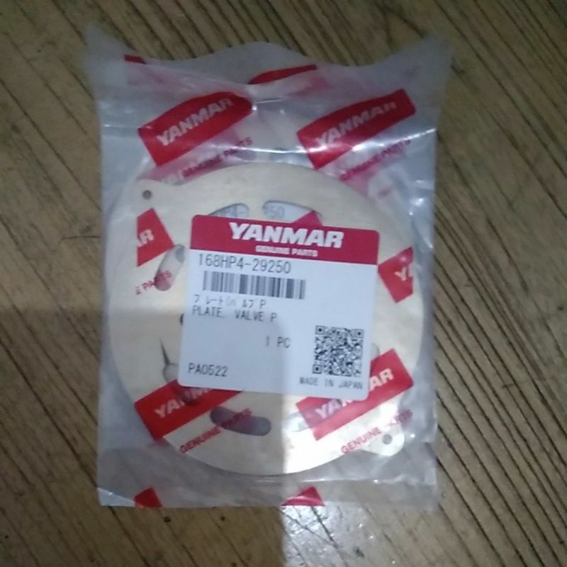Plate Valve P (Pump) YH850 Original YANMAR