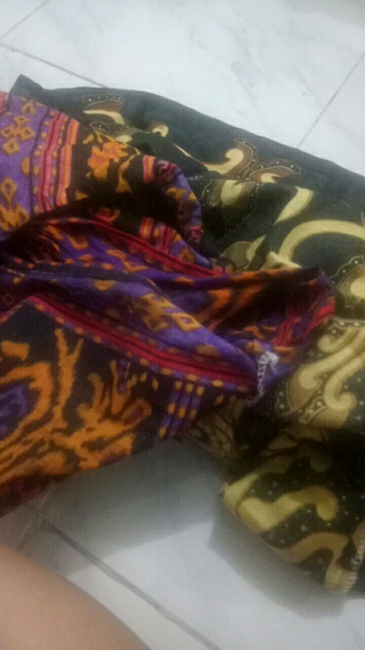 Dress Batik Brokat Calista Motif Gunungan Sogan Resleting Depan Batik Pekalongan