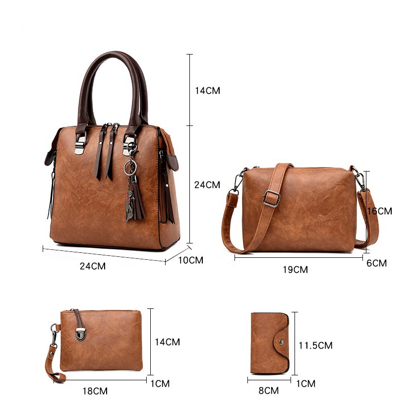 JX 108 - Tas Handbag Pesta Wanita 4in1 Terbaru JT819624 BQ2445 LT1496