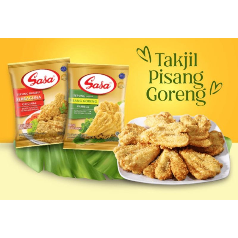 

Sasa Tepung Pisang Goreng Kemasan 225 Grm