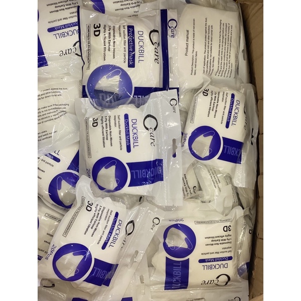 Masker C Care duckbill putih 3D ptotection mask