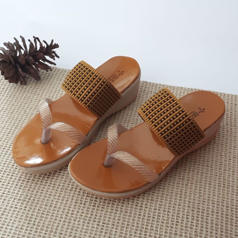 sandal wedges anak perempuan | sandal anak perempuan japit wedges