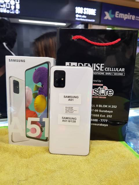 Samsung Galaxy A51 Ram 6 Internal 128 Fullset Second Bergaransi Resmi Panjang 2021 Indonesia