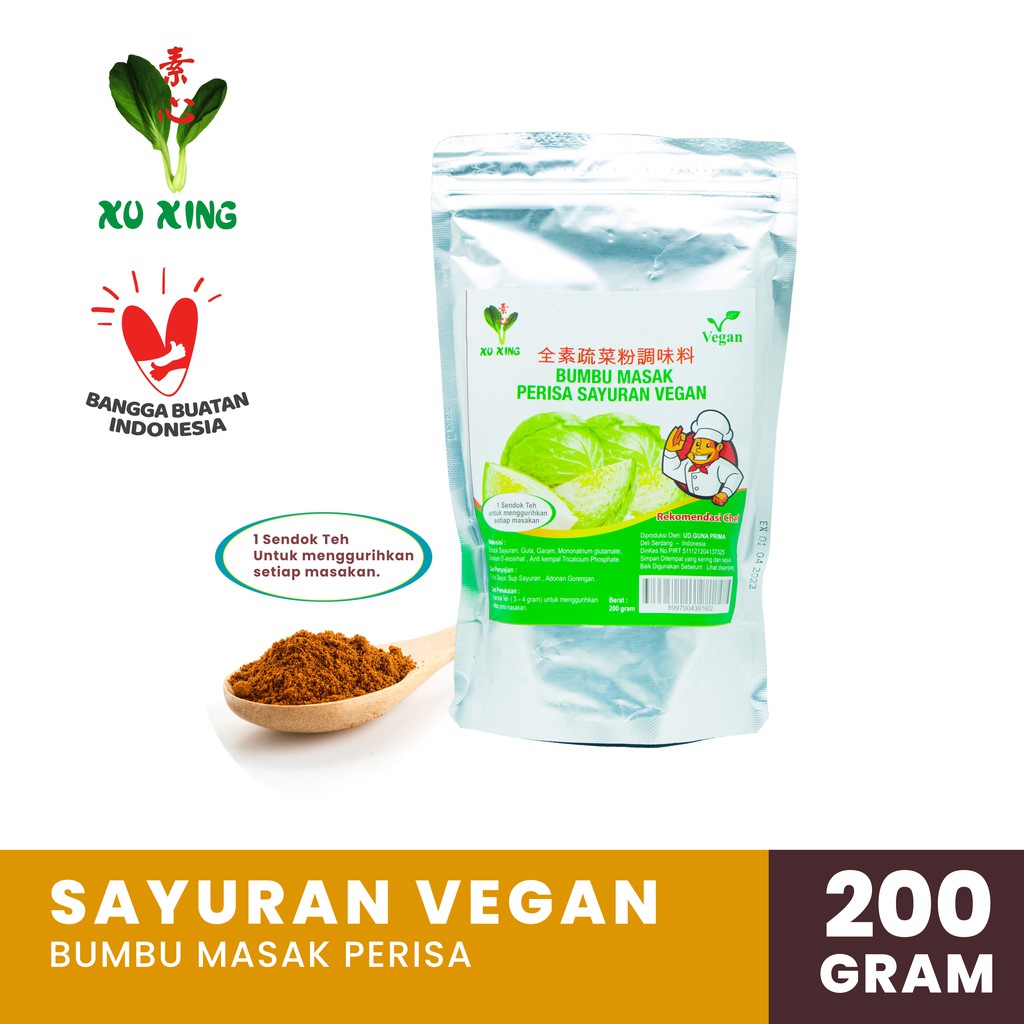 

Bumbu Masak Perisa Sayuran Vegan [200 Gram]