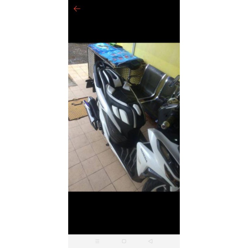 cover jok vario new  125  150 vario 125 old kulit jok mbitech