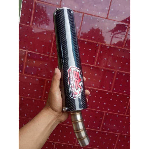silincer knalpot R9 replika ninja RX king fiz r carbon