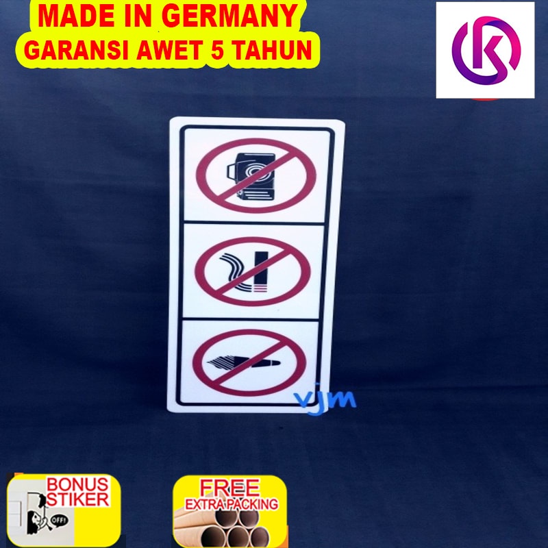

Grosir Plat Acrylic Logo Di larang Memotret dll (29x10cm)