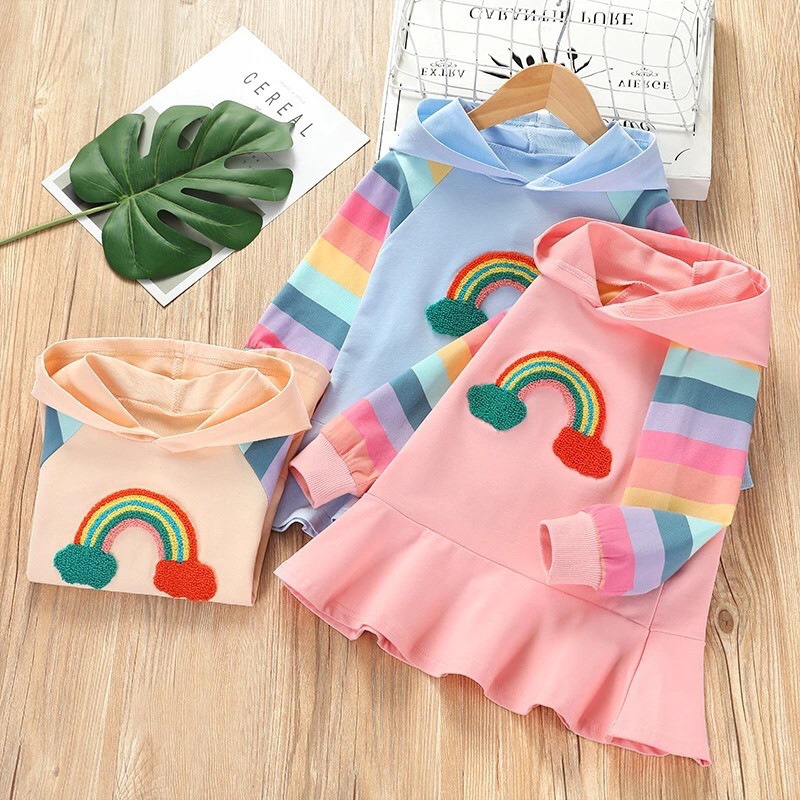 casual hoodie set. baju santai anak cewek perempuan pink blue biru
