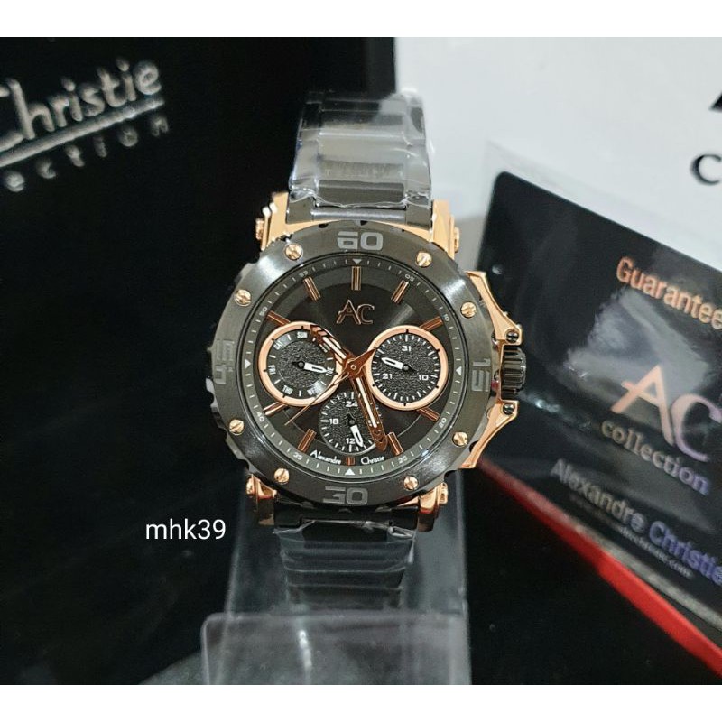 JAM TANGAN WANITA ALEXANDRE CHRISTIE COLLECTION AC9205BF RANTAI