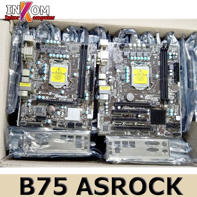 Motherboard Mainboard Mobo LGA 1155 B75 Asrock