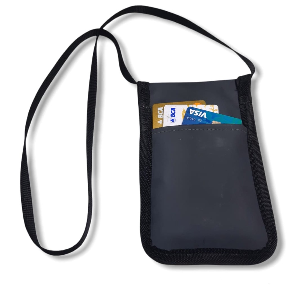Hanging Wallet Tas Hp Kartu Selempang Mini Gantung Leher Waterproof Distro Mini Wanita Dompet Gantun