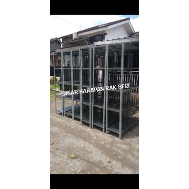 Rak Besi 5 susun 100 x 40 x 200