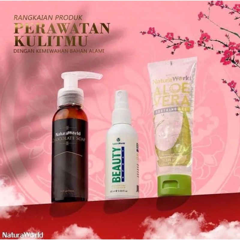 Paket NATURA BEAUTY dari Natura world Asli 100% Dijamin Keasliannya