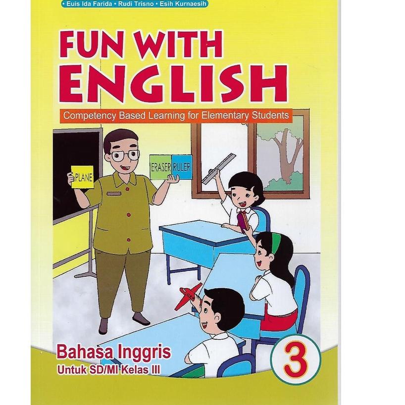 Berkualitas FUN WITH ENGLISH Bahasa Inggris Kelas 1,2,3,4,5,6 SD/MI Kurikulum 2013 시